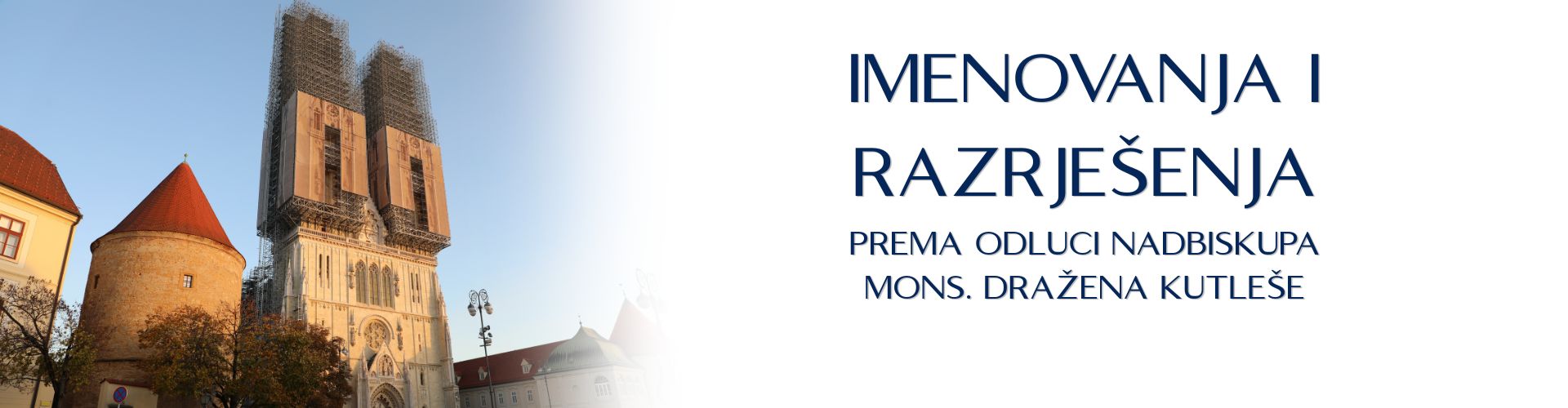 Imenovanja i razrješenja u Zagrebačkoj nadbiskupiji